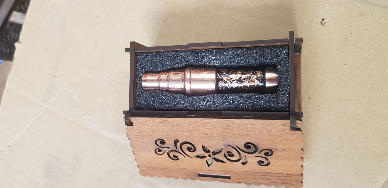 شیشه عطر جنس مسی صنایع دستی 